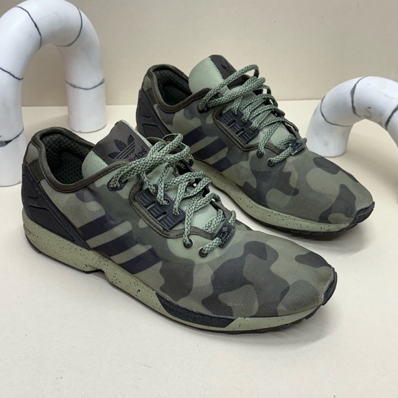 adidas Other - Adidas Men's Rare ZX Flux Torsion men green camo - BAPE resembles